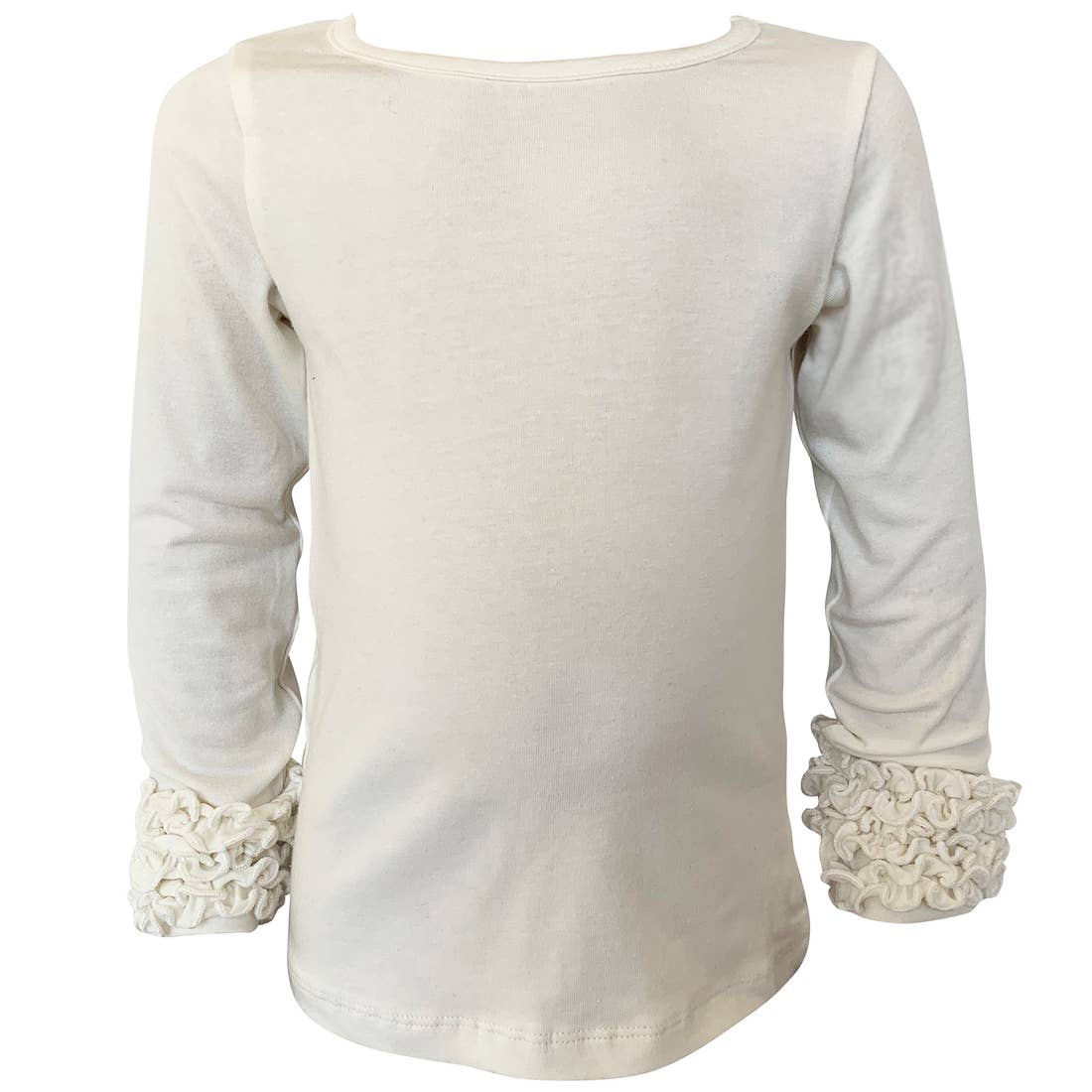 Ruffle Layering T-Shirt - Cream